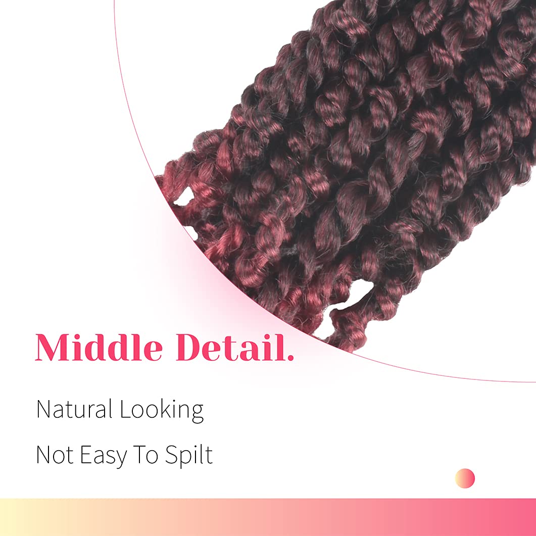 BOHOBABE Passion Twist Crochet Hair 30 Inch for Black Women Pre-twist, T118