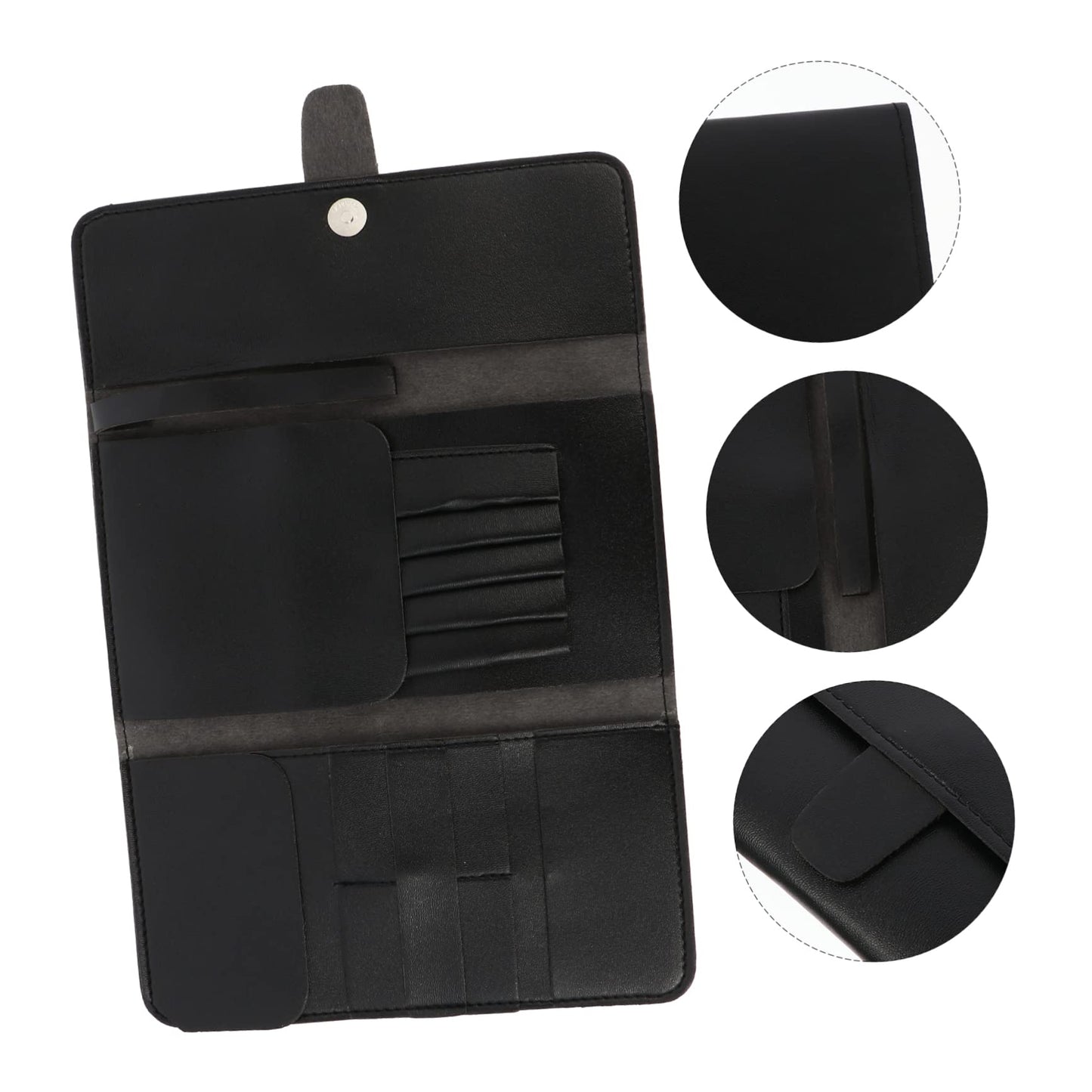 Angoily Foldable Hairdressing Tool Bag 15X10X0.4In Portable Barber Shears Case with Large Capacity for Professional Hairdresser Scissors and Styling Tools Salon and Home Organizer