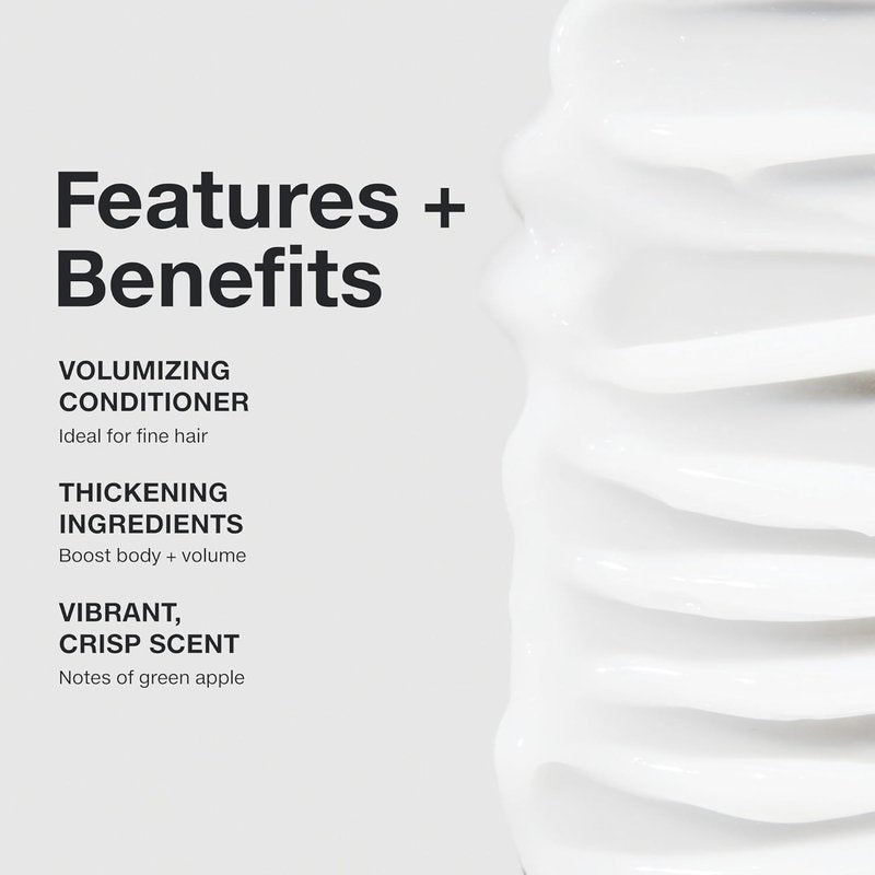 Paul Mitchell Extra-Body Conditioner - Add Bounce & Fullness for Fine Hair | 33.8 Fl Oz