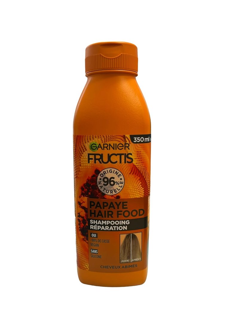 Garnier Fructis Papaya Repairing Shampoo - Nourishing Formula for Healthy Hair | 11.8 fl oz