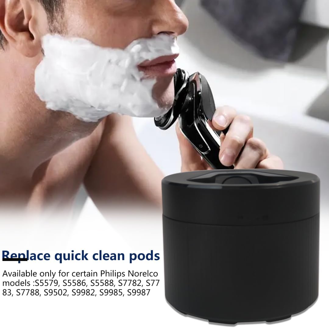 Philips Clean Pod - Quick Cleaning Solution for Series 7000 & 9000 Shavers | Black