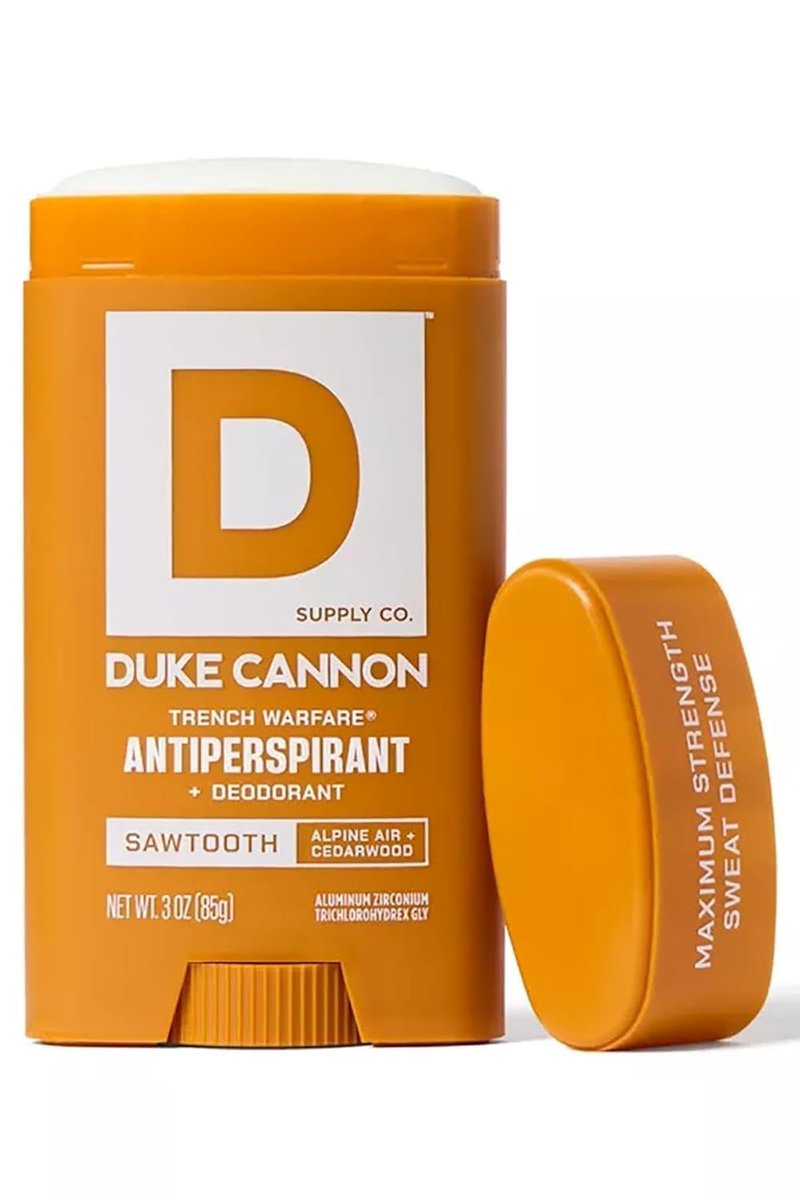 Duke Cannon Antiperspirant Deodorant for Men - Alpine Air & Cedarwood Scent | 3 oz, Long-Lasting Sweat Protection