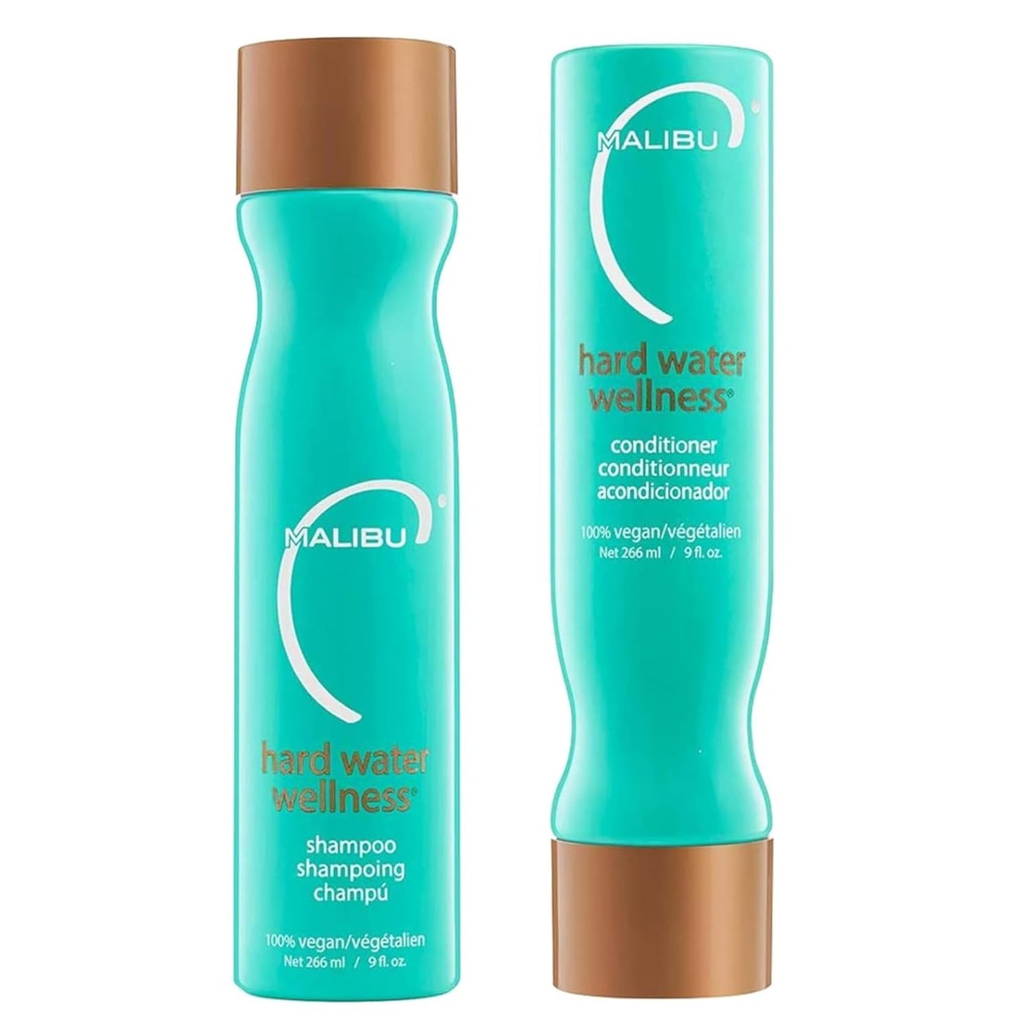 Malibu C Hard Water Shampoo & Conditioner Duo - Hydrating Hair Care for Shine & Manageability | 9 oz