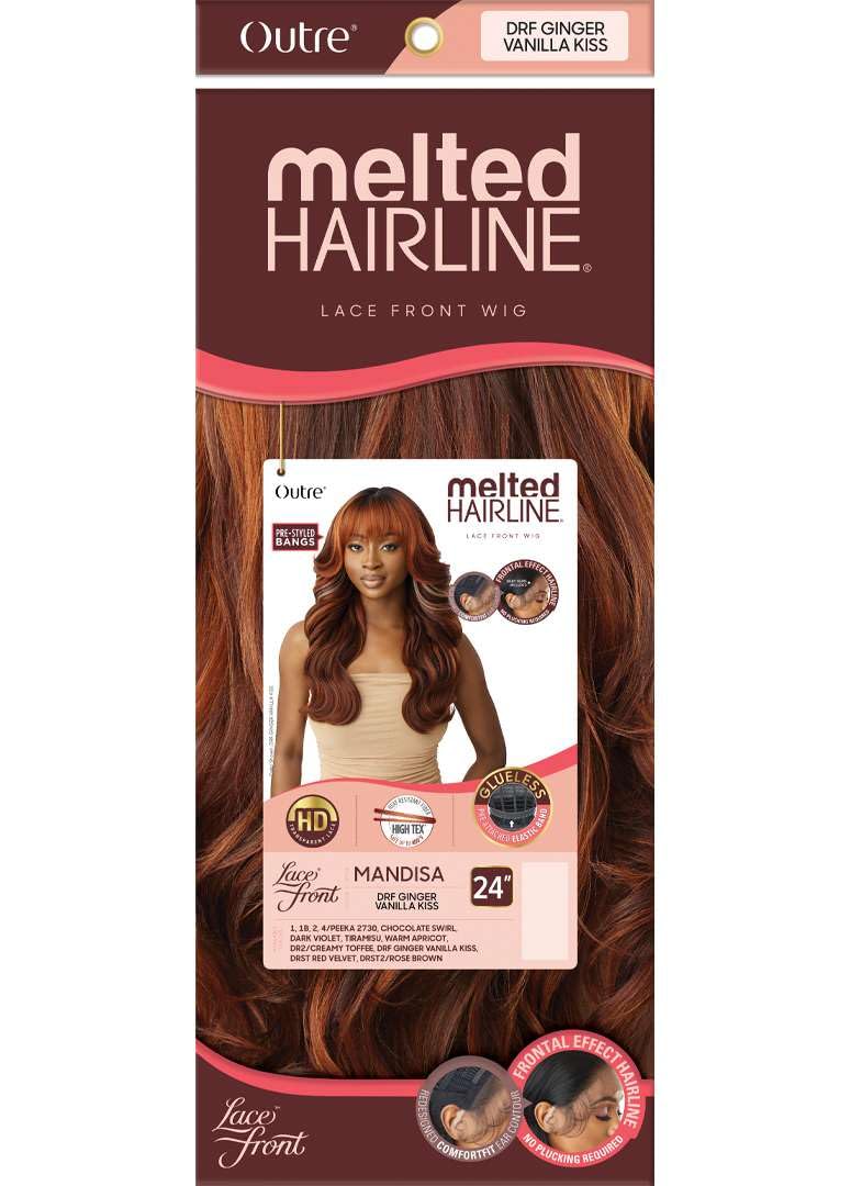 Outre Lace Front Wig - Melted Hairline - Mandisa (OFF BLACK 1B)