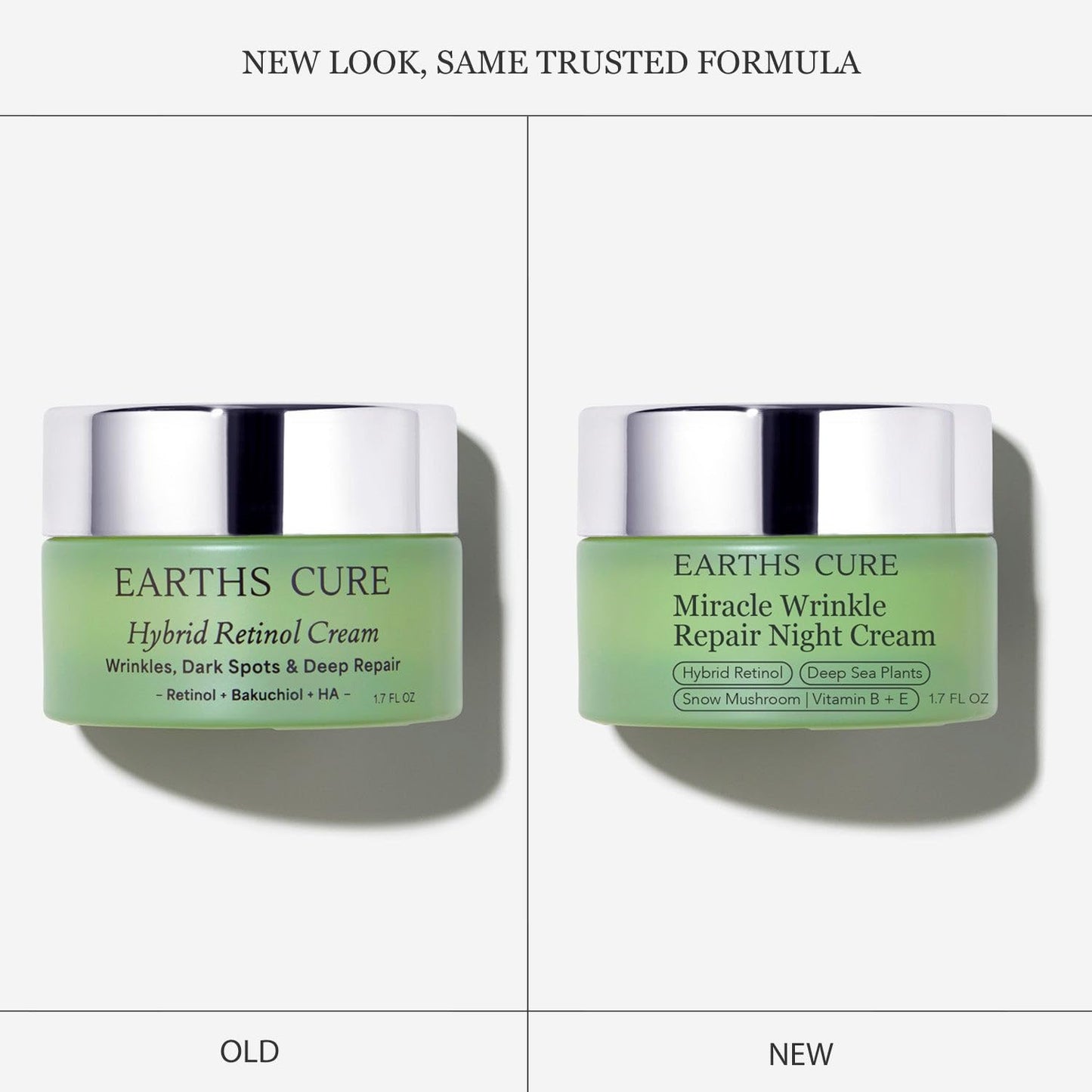Hybrid Retinol Cream, Retinol & Hyaluronic Acid - Anti-Aging Face Moisturizer, Firming - Made in USA, Night Cream for Face - 1.7 fl.oz.