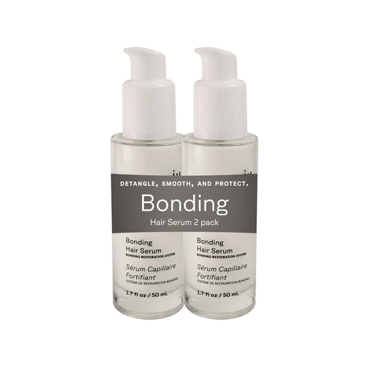 Acure Bonding Hair Serum - Leave In Hair Oil for Damaged and Frizzy Hair, Treatment for Damage, Split Ends, Use on Dry, Curly, Straight Locks for Lightweight Frizz Control & Shine - 1.7 fl oz (2 Pack)