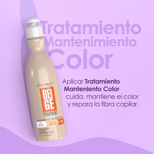 Prokpil Beige Color Hair Treatment Maintenance 10.1oz-300ml