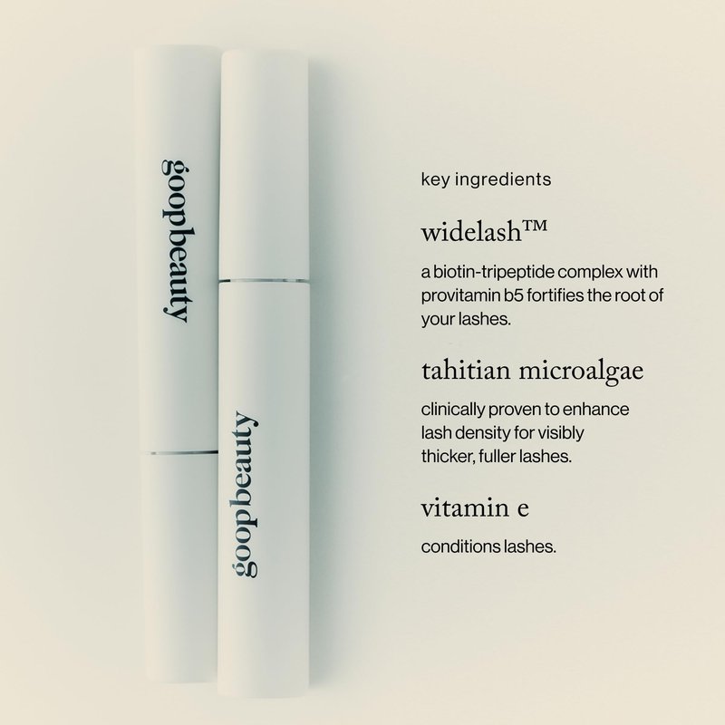 goop Beauty Featherlash Lifting Mascara | Volumizing & Lengthening Eyelash Serum with Nourishing, Clean Ingredients | 0.15 fl oz