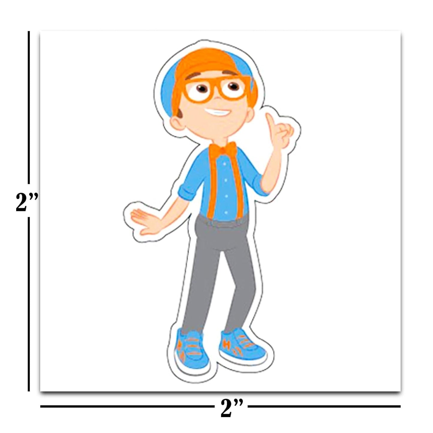 Blippi Tattoos for Kids Party Favors Bundle - 72 Pc Individual Tattoos