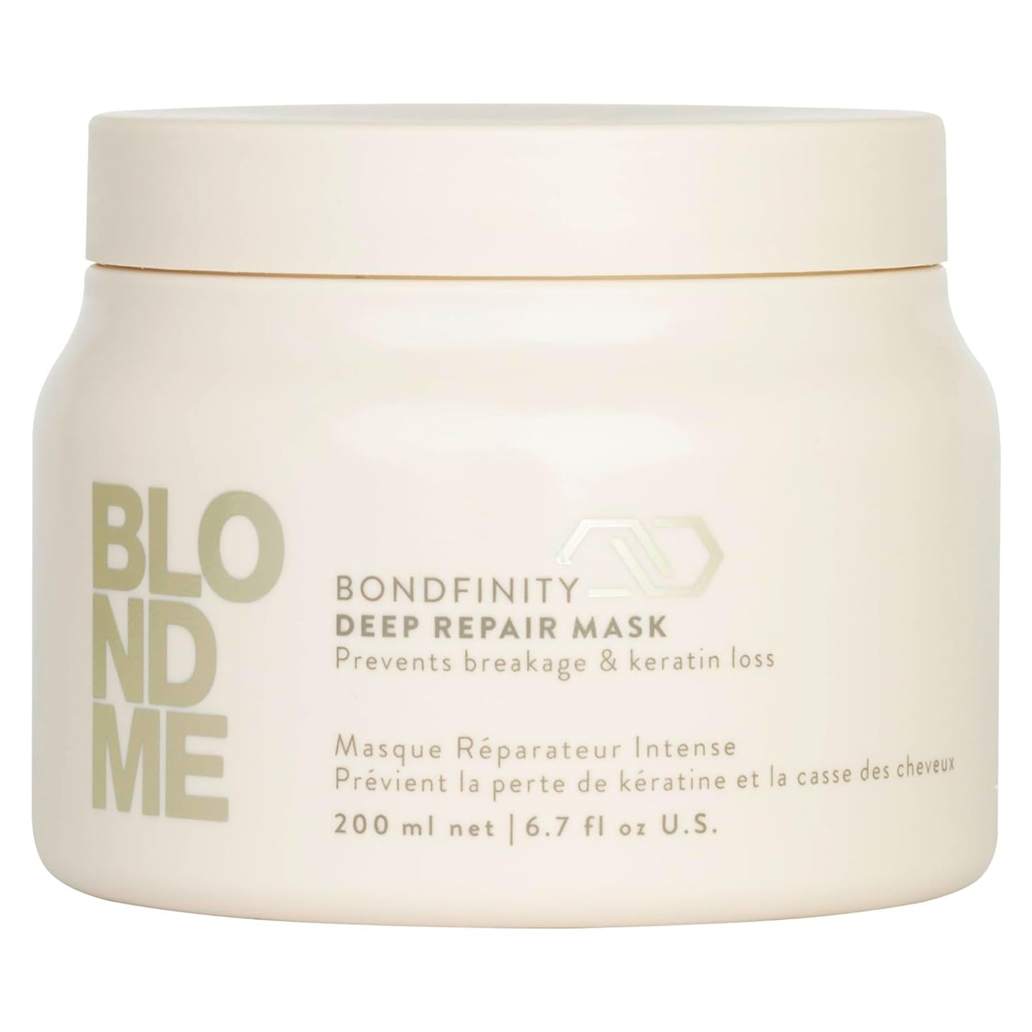 BlondMe Bondfinity Deep Repair Mask - Intensive Treatment for Blonde, Lightened & Grey Hair | Strengthens & Prevents Breakage