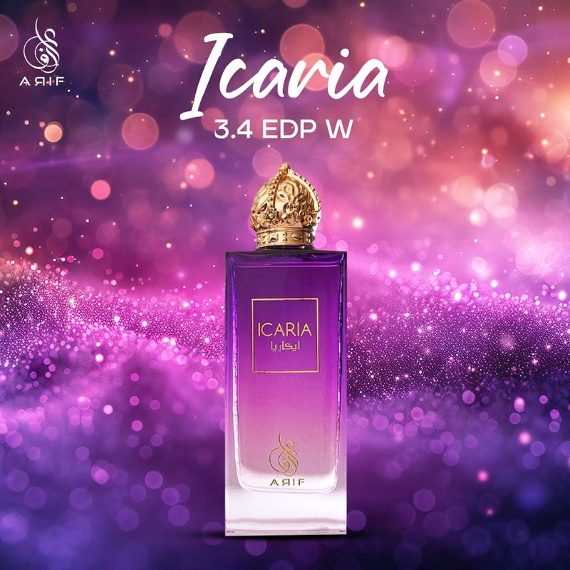 ARIF Icaria Perfumes – Fruity Floral Eau de Parfum for Women – Long-Lasting, Fresh Pear, Iris, Jasmine, Orange Blossom & Patchouli – Elegant & Luxurious Perfume – 3.4 oz