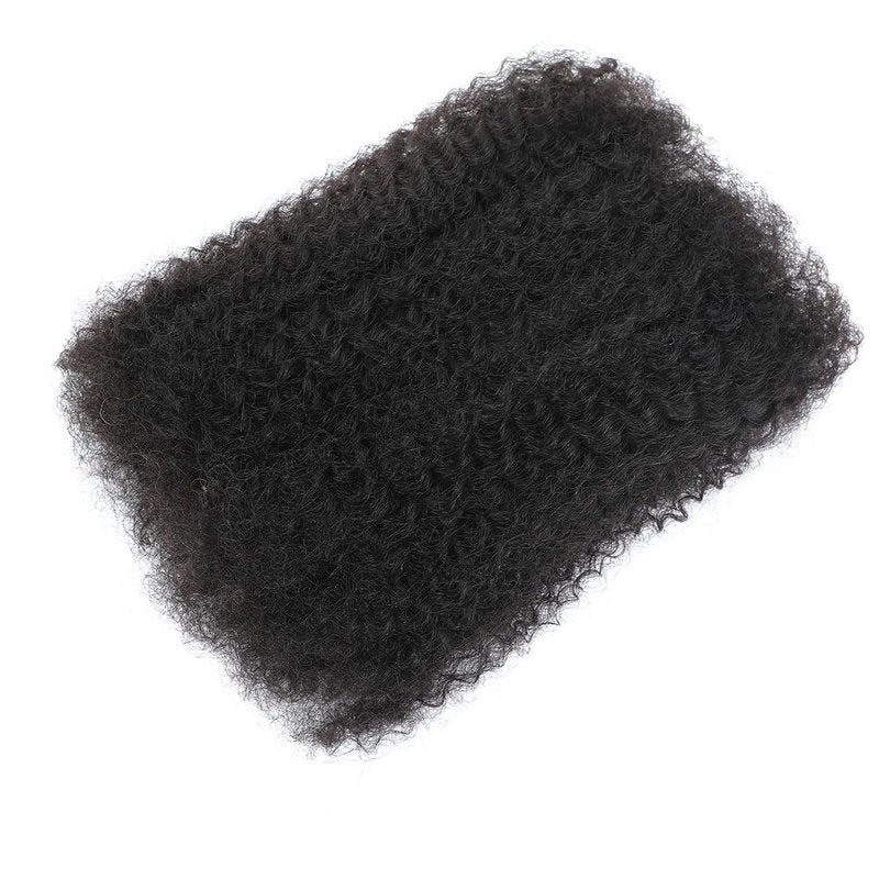 Afro Kinkys Bulk Human Hair -100% Real Human Hair for Mini Twist, Braiding, 16 Inch 50g 4c Kinky Curly Hair Bundles, Loc Extensions & Crochet, Natural Afro Bulk for Dreadlocks