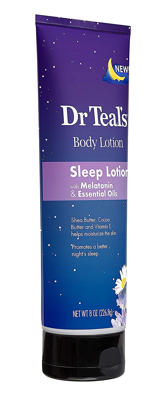Epsom Salt and Lotion Combo Pack - Lavender & Eucalyptus Soaking Solutions | Night Time Therapy Melatonin Body Lotion (8 oz)