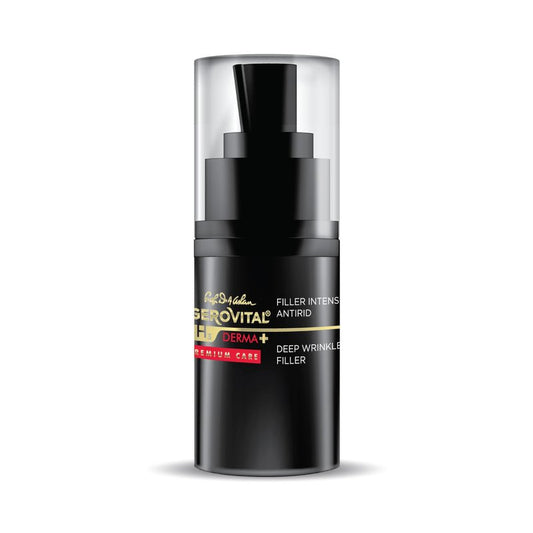 Gerovital H3 DERMA+ PREMIUM CARE Smoothing Face Serum – Hydrating and Firming Formula for Mature Skin, 15ml