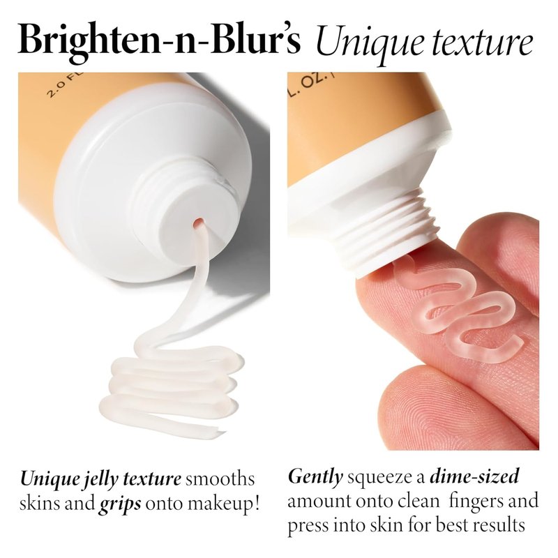 LAURA GELLER NEW YORK Spackle Primer - Brighten-n-Blur - Super-Size 2 Fl Oz - Mattifying Makeup Primer for Mature Skin