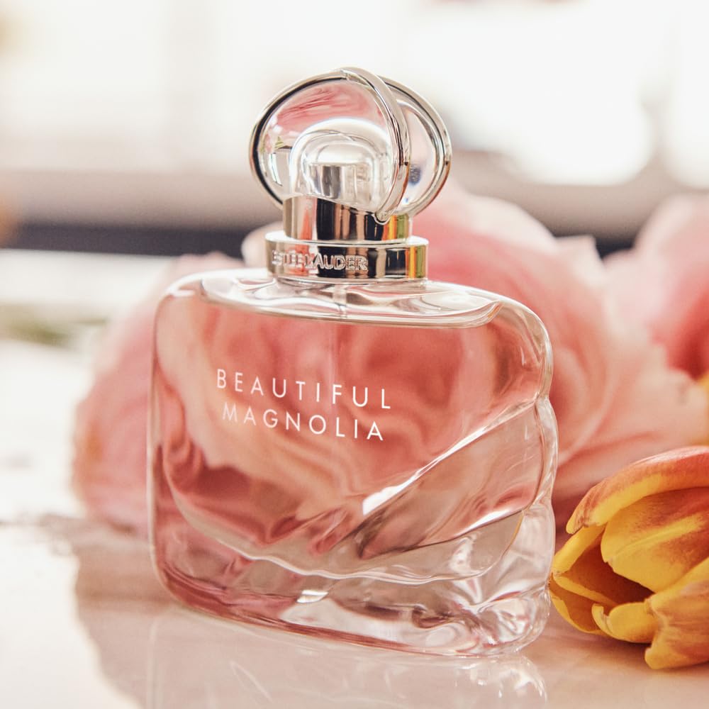 Estée Lauder Beautiful Magnolia Eau de Parfum Spray with Notes of Lush Magnolia, Solar Gardenia, Warm Woods & Luminous Musk | Floral Perfume for Women | Perfumes for Women, 3.4 Fl Oz