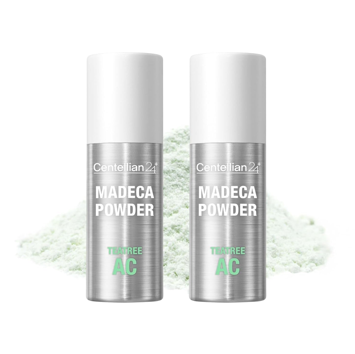 CENTELLIAN 24 Madeca Powder Tea Tree AC (Soothing Powder, 2 x 0.21 oz) – Oil Control & Pore-Tightening for Acne-Prone Skin, Korean Skincare with Hyper-TECA™ Tea Tree & Allantoin