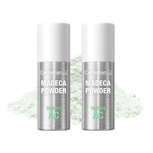 CENTELLIAN 24 Madeca Powder Tea Tree AC (Soothing Powder, 2 x 0.21 oz) – Oil Control & Pore-Tightening for Acne-Prone Skin, Korean Skincare with Hyper-TECA™ Tea Tree & Allantoin