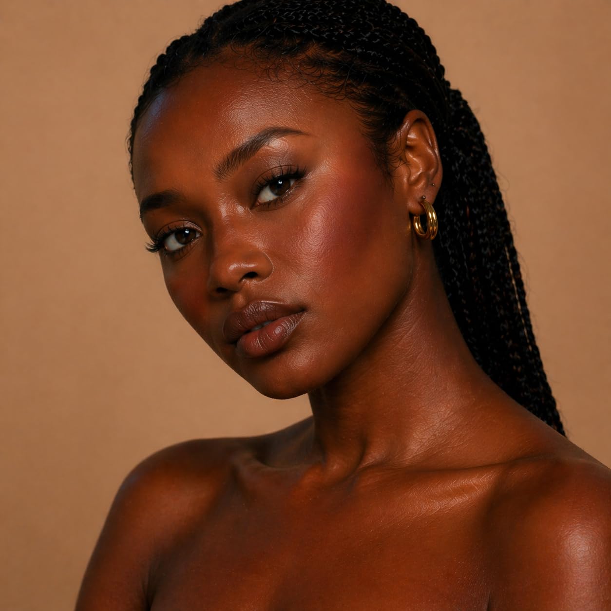 Defiance Beauty Immortal Envy Satin Sovereign Bronzer – Velvety-Matte, Rich Chocolate, Buildable, Long-Lasting, Vegan & Cruelty-Free, Infused with Collagen Peptides & Hyaluronic Acid for Radiant Skin