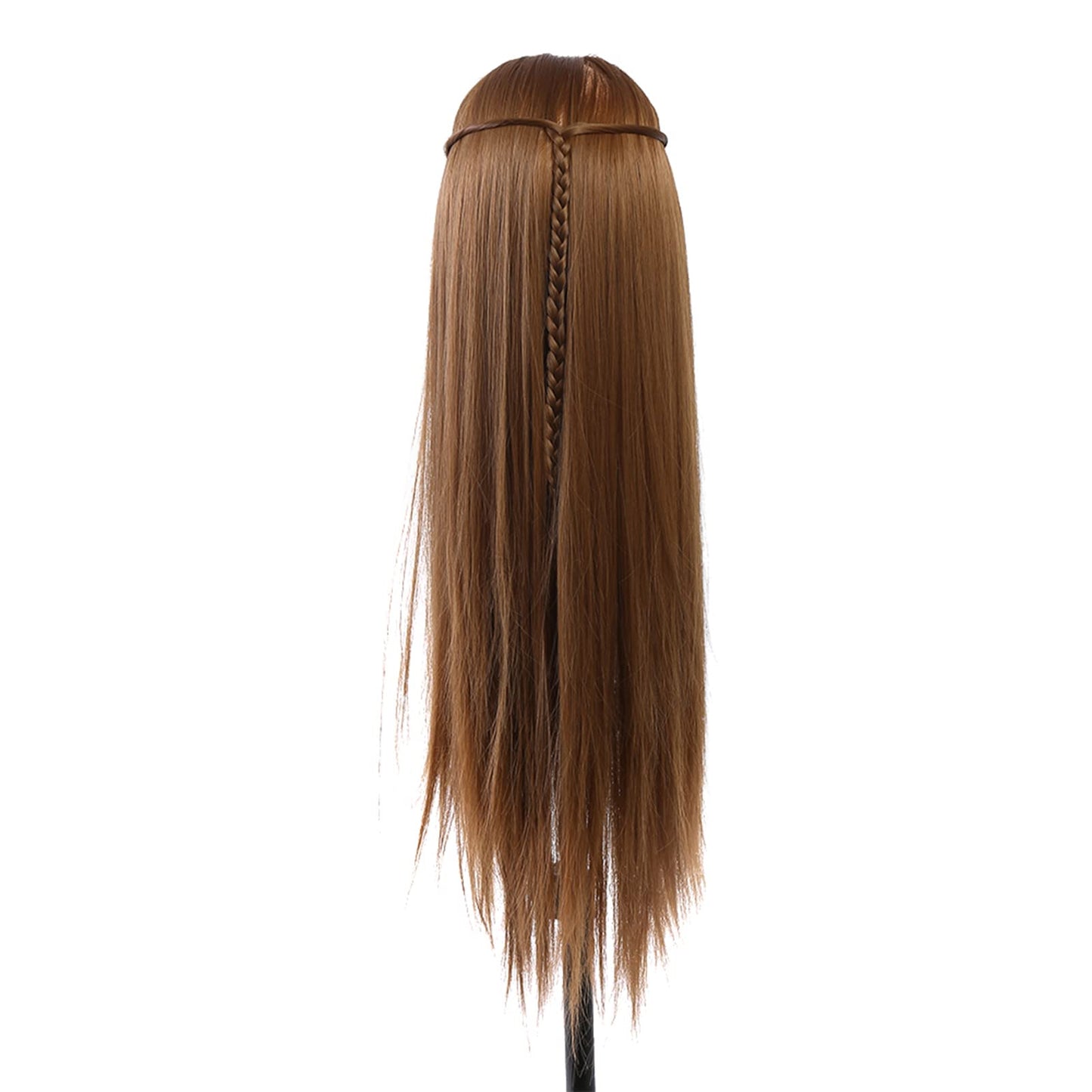 Hair Mannequins To Practice On,Makeup Training Head, Real Hair Mannequin Head Training Head Cosmetology Doll Head Hairdresser Training Practice Head Training Head, Blond Golden Brown