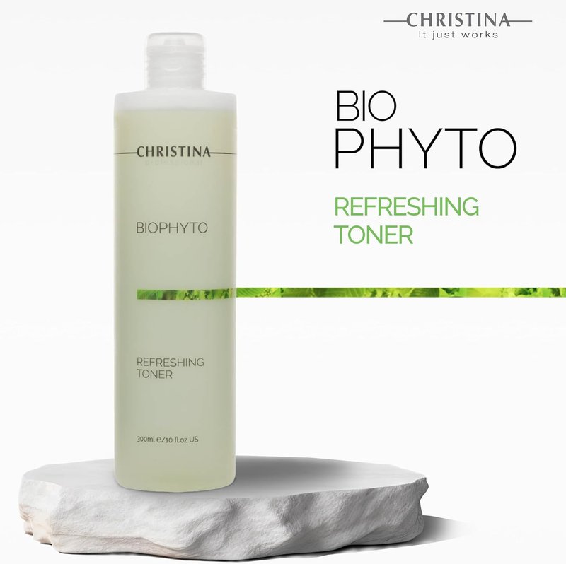 Christina Biophyto Hydrating Toner - Bio-Astringent Complex & Ginger Extract | 300ml for Itch & Redness Relief