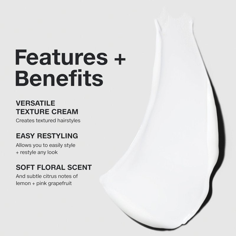 Paul Mitchell Re-Works Styling Cream, Pliable, Flexible Hold + Easy Restyling, For All Hair Types, 5.1 fl. oz