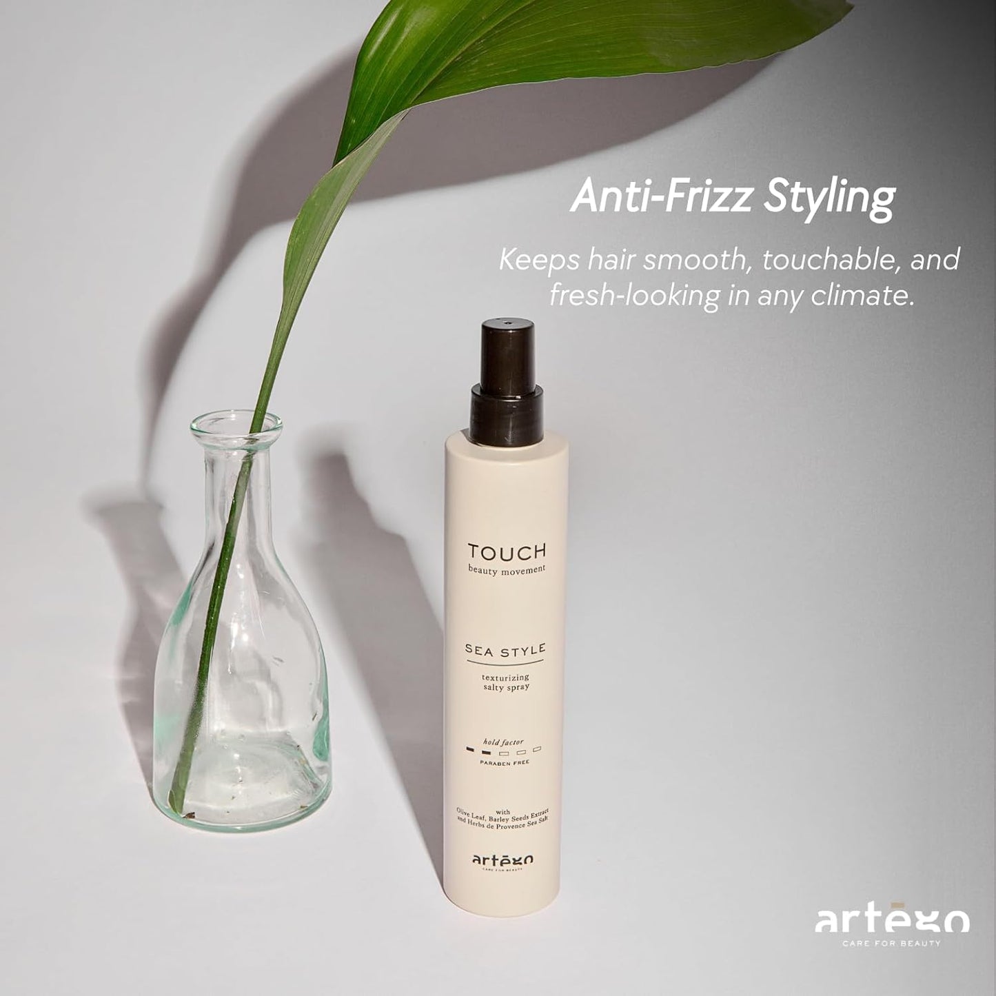 Artègo TOUCH Sea Style Salt Spray - Texturizing Beach Waves for Volume & Frizz Control | 8.5 fl oz