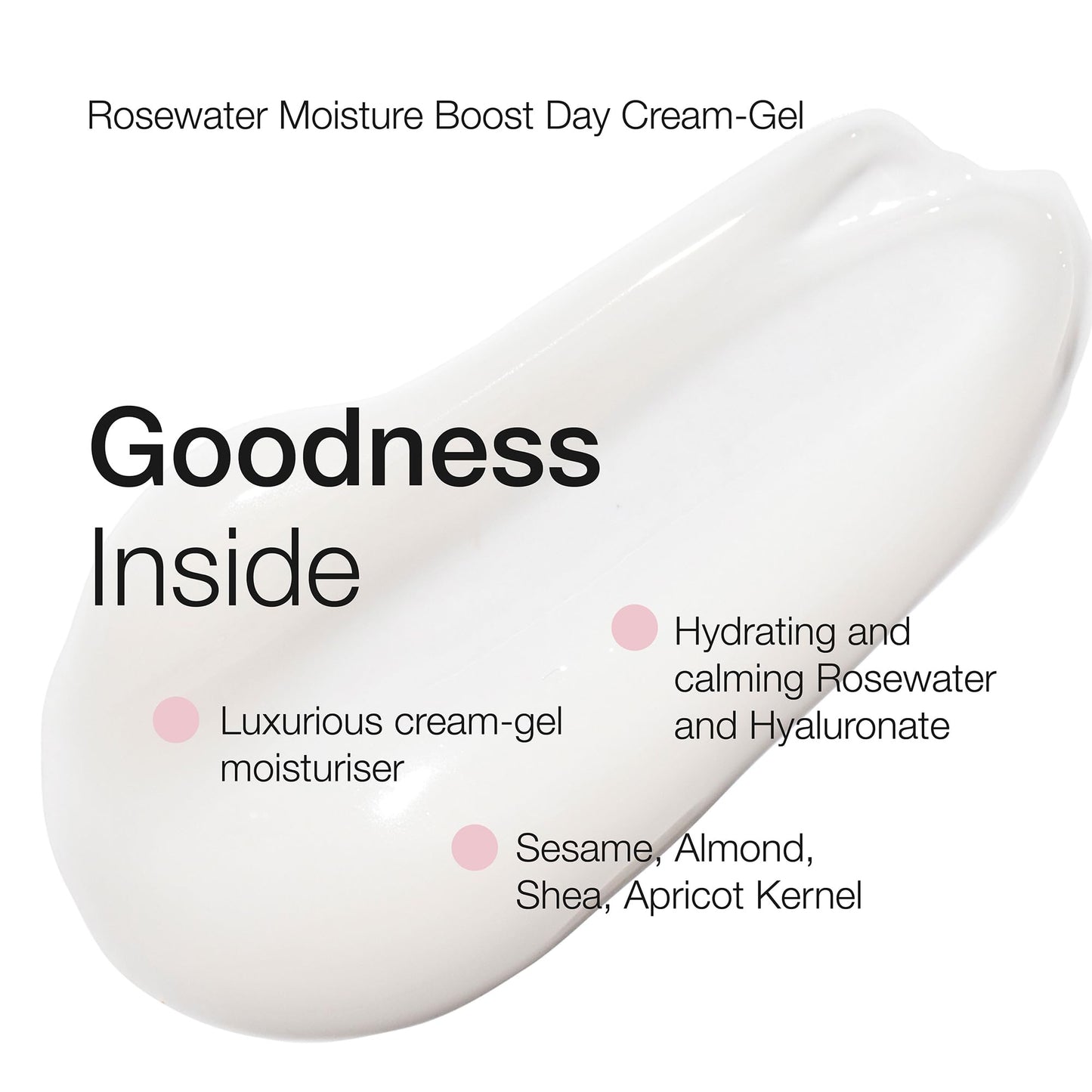 Natio Australia Rosewater Hydration Moisture Boost Day Cream-Gel, 2.5 oz - Face Cream with Shea Butter - Face Moisturizer for All Skin Types (Pack of 2)