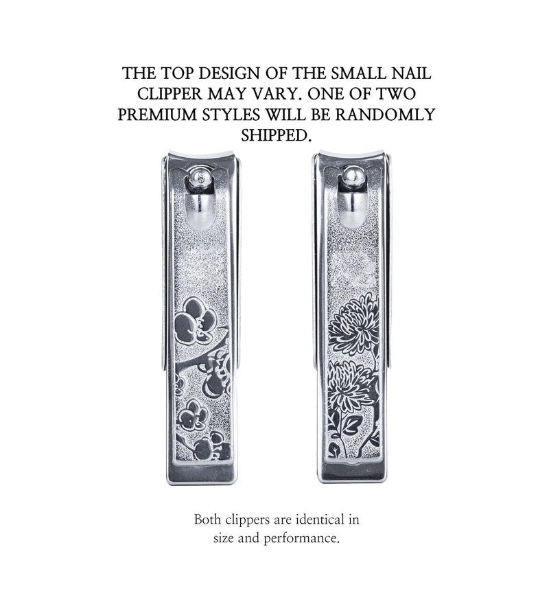 Korean High Class Nail Clippers Set, Fingernail Clipper and Toenail Clipper Cutters, Sharp Stainless Steel