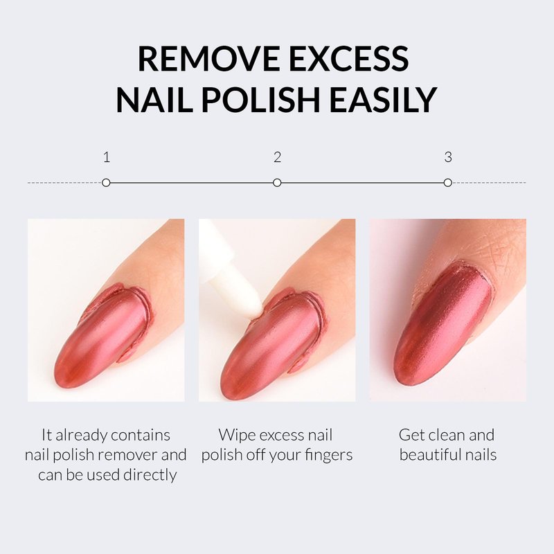 Freeorr 4pcs Nail Polish Remover Corrector Pen with 3 Cotton Tip Refills each, Cuticle Nail Edge Cleaning Pen for Manicure Art DIY Clean Up Tool