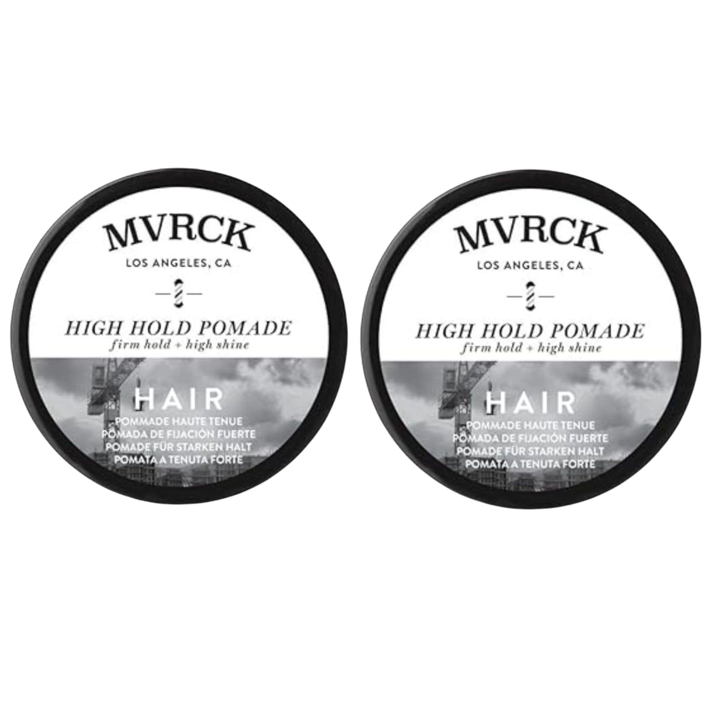 MITCH by Paul Mitchell High Hold Pomade, High Hold + High Shine, For All Hair Types (2 Pack)
