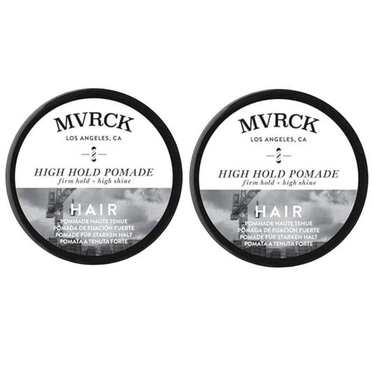 MITCH by Paul Mitchell High Hold Pomade, High Hold + High Shine, For All Hair Types (2 Pack)