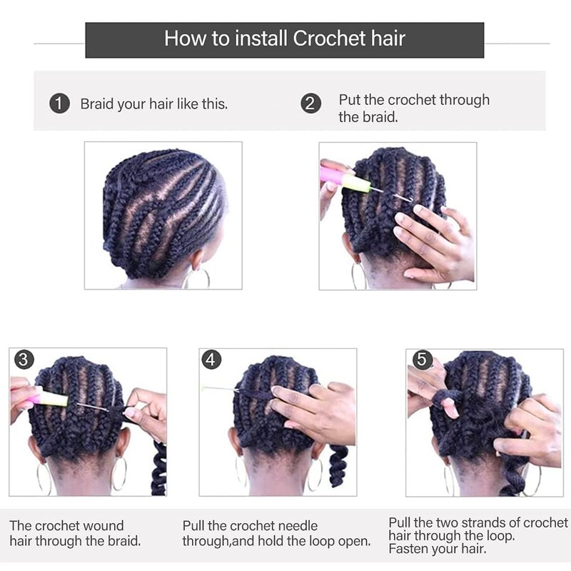 Ombre Blonde Crochet Box Braid 30inch 6Packs Midium Size Premium Synthetic Crochet Braids Waist Length Individually Prelooped Handmade Soft Braids Hair Extension For Girls Women(30inch M1B27)