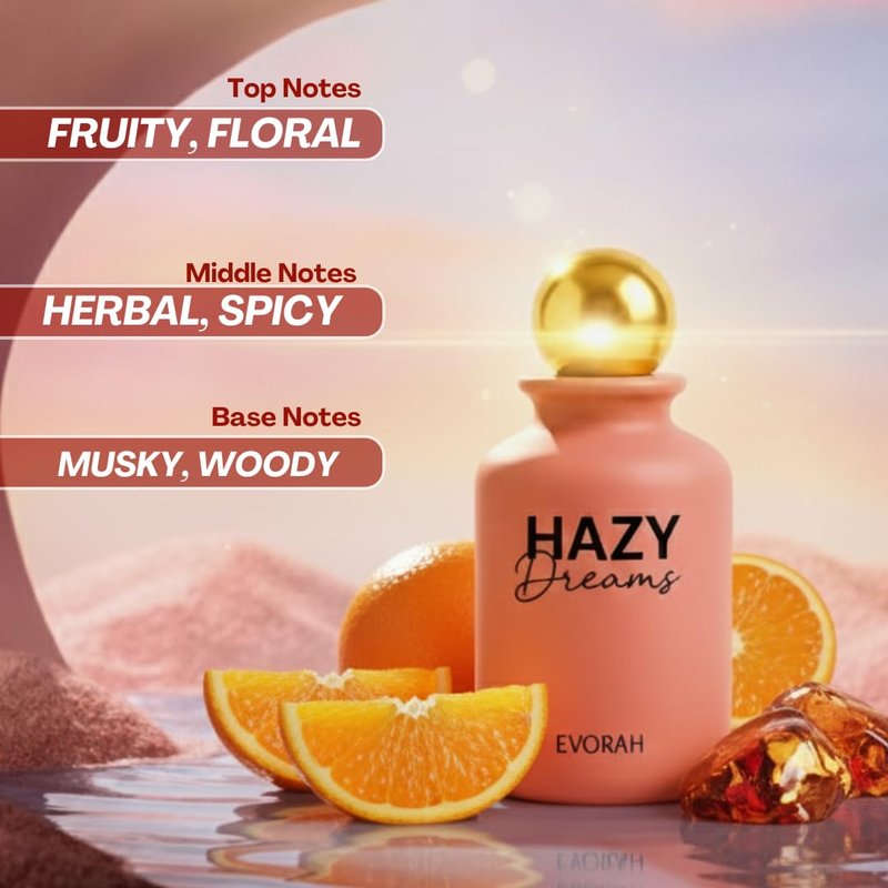 House Of Evorah Hazy dreams (3.38 fl oz) Women's Eau De Parfum | Skin friendly long lasting perfume I fruity perfume I Premium luxury fragrance