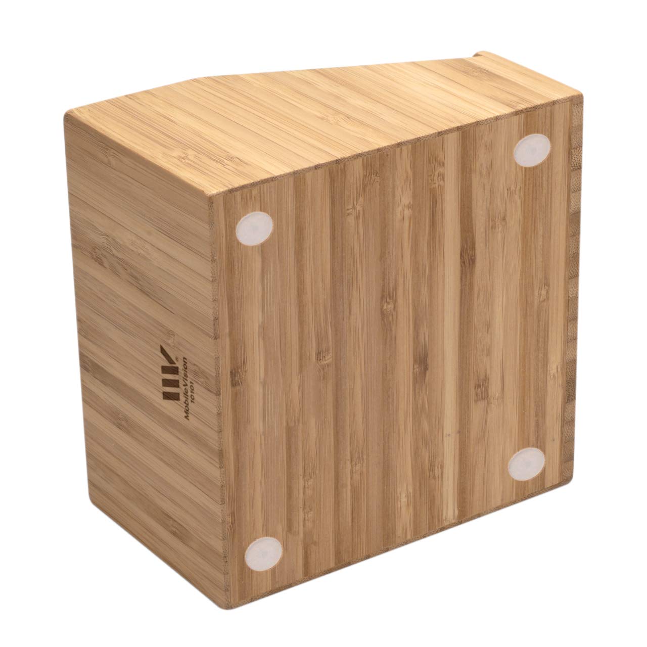 MobileVision Bamboo Makeup Organizer Cosmetics Caddy Holder for Lipsticks, Nail Polish, Palettes, Concealer, Brushes, Perfumes, Lotions, and other Toiletries