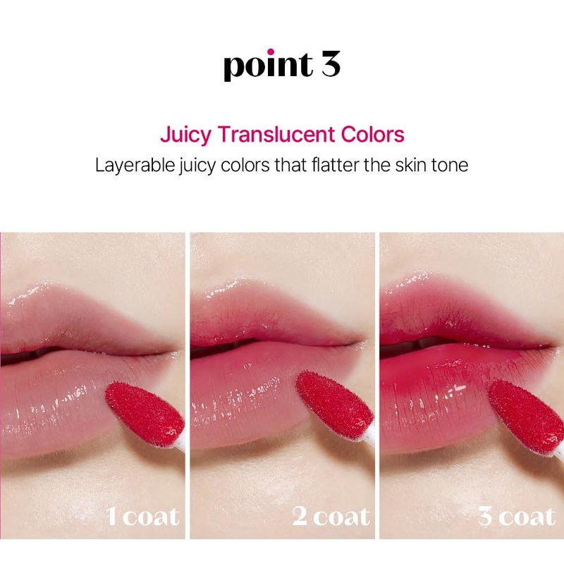 ETUDE Glow Fixing Tint #5 Mauvement | Non-sticky Glossy Shine Lip stain | Fills up with comfortable moisture | Tinting for dry lips, Korean makeup, Kbeauty