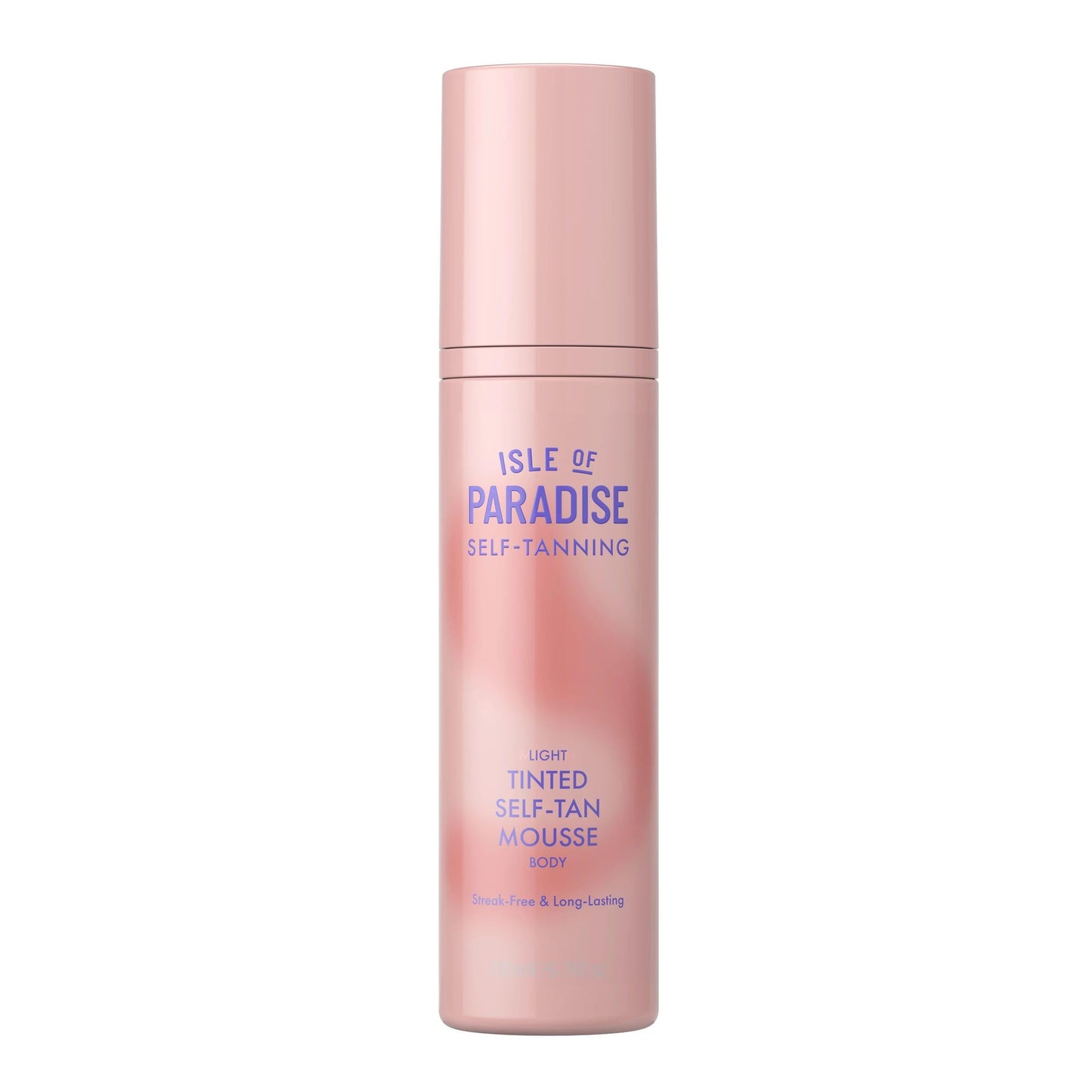 Isle of Paradise Tinted Self Tanning Mousse- Light, Streak-Free Self Tanner, Natural-Looking & Lasts Up to 7 Days, Vegan & Cruelty Free Sunless Tanning Foam Mousse, 6.76 fl oz.