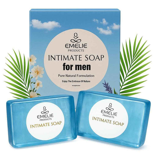 Men’s Intimate Wash (2 Pieces x 100g ) – pH Balanced Foaming Soap for Daily Hygiene – Gentle Genital Cleanser for Odor Control & Freshness – Natural Ingredients Formula for Sensitive Skin