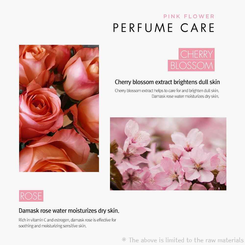 SHOWERMATE Flower Perfume Body Wash 40.57 fl oz / 1.2 L (Pink - Rose & Cherry Blossom)