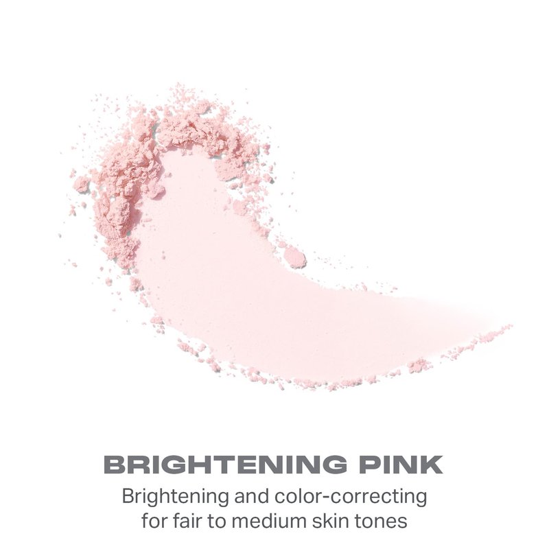 Morphe Bake & Set Brightening Setting Powder - Talc-Free Loose Powder for Natural Finish | Brightening Pink (0.09 oz)