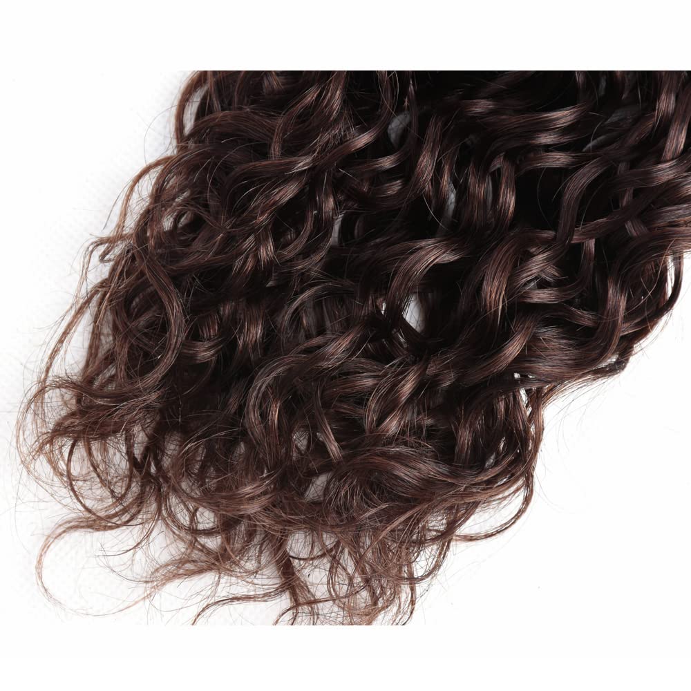24 inch Brown Bundles Human Hair #4 Kinky Curly Bundles Chocolate Brown Human Hair Bundle 100g