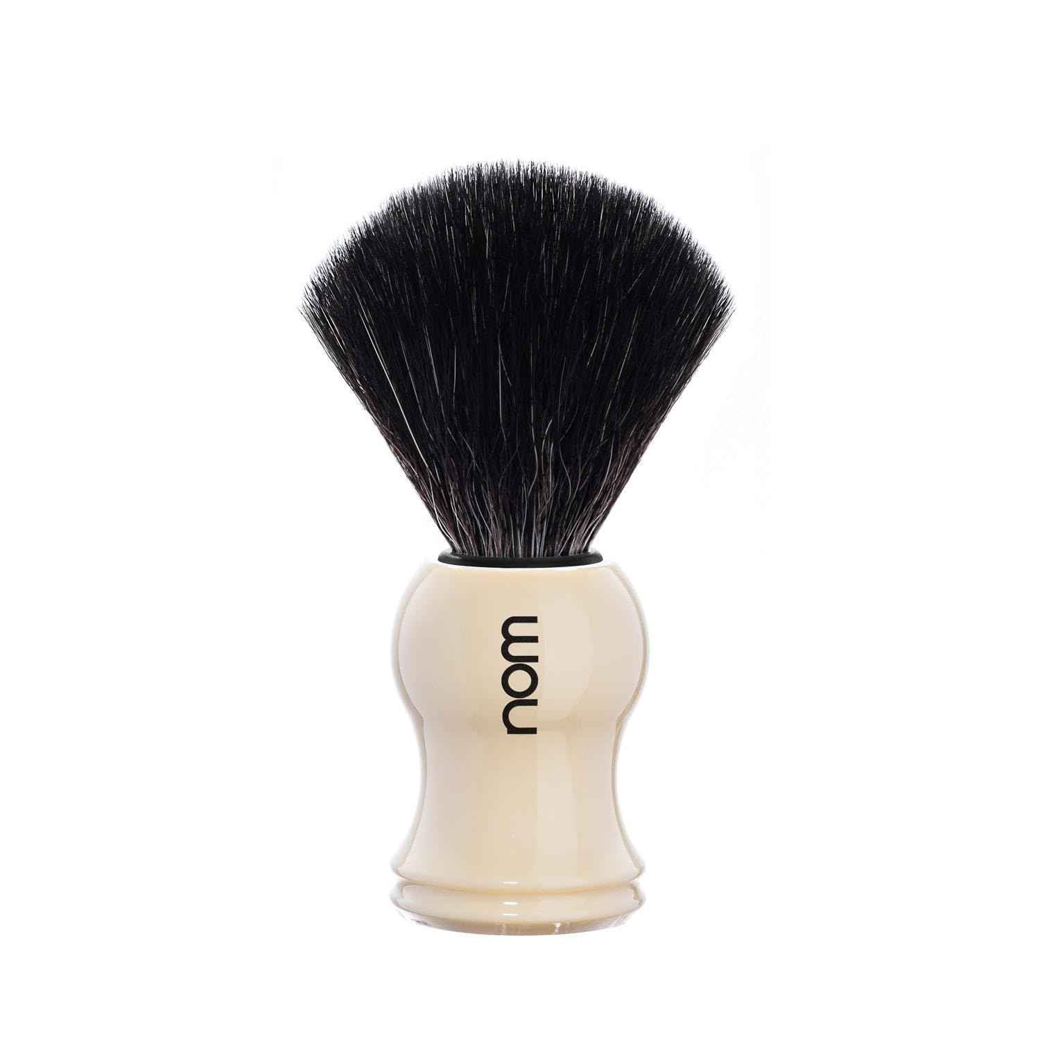 Muhle Nom Gustav Black Fibre Shaving Brush - Cream