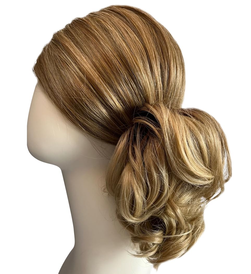 Kim Kimble Clip It Classy Curly Updo Hairpiece With 3" Claw Clip by Hairuwear, MC4/35SS Sangria