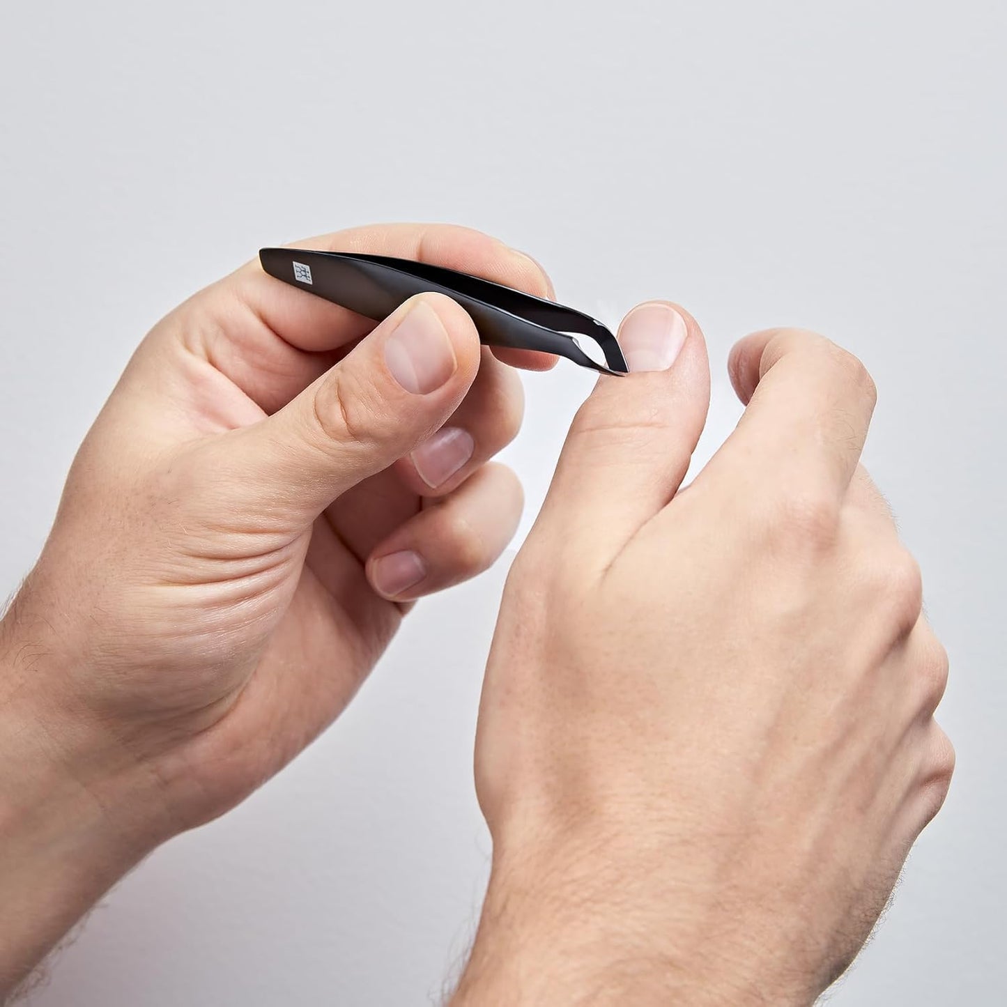 ZWILLING Cuticle Clipper (Precise Removal of Cuticle remnants, Sharp, Angled Cutting Edges, Hypoallergenic), Frosted, Premium, Black