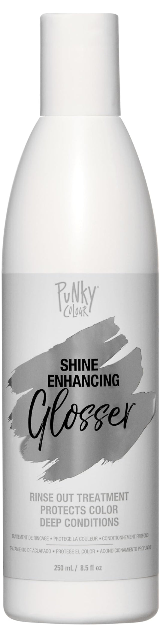 Punky Colour 3-in-1 Clear Hair Gloss Spray - Color Shine Glosser, Long-Lasting Hair Shine & Smooth Glossy Finish, 8.5 fl oz