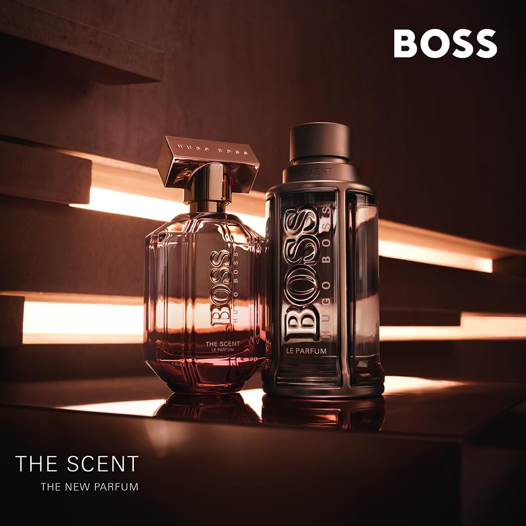 Hugo Boss The Scent Parfum - Ambery Men's Cologne with Ginger, Maninka & Leather Notes | Luxury Long-Lasting Fragrance