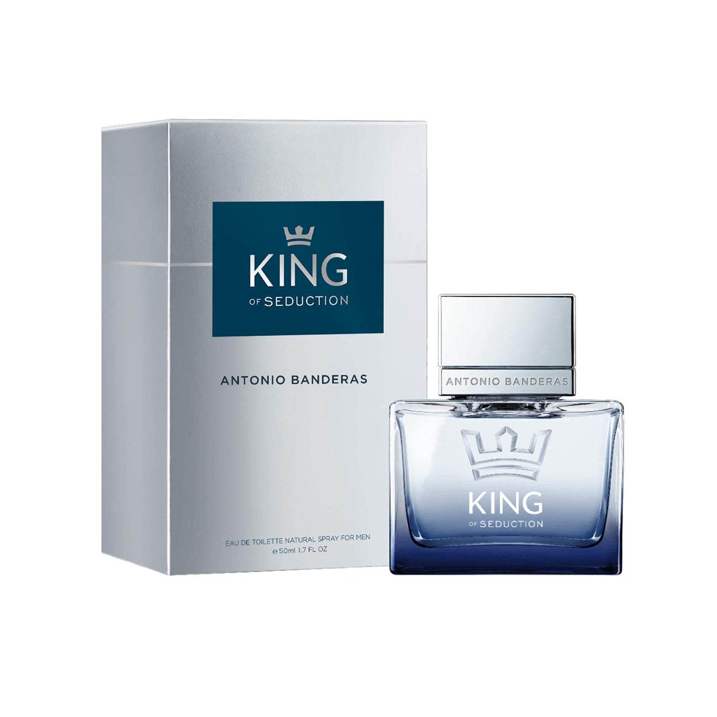 Antonio Banderas King of Seduction Eau de Toilette Spray for Men, 1.7 oz