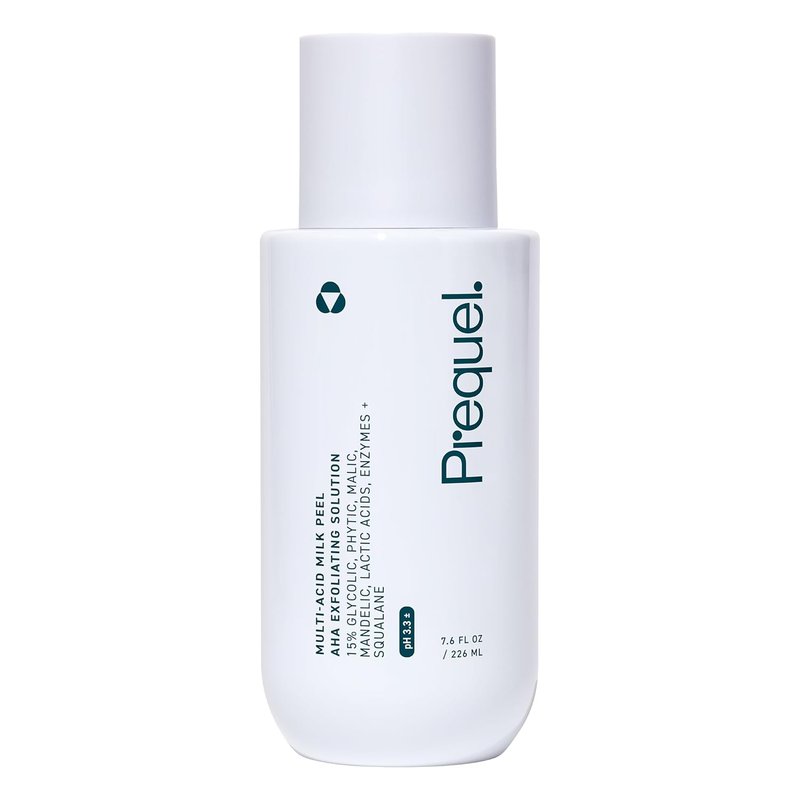 Multi-Acid Milk Peel - 15% Glycolic Acid Exfoliating Solution | Hydrating Chemical Exfoliant, 7.6oz