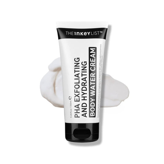 The INKEY List PHA Body Water Cream 5fl oz/150ml, Ultimate 2-in-1 Moisturiser For Exfoliation & Hydration, For Smoother & Brighter and More Even-looking Skin, Suitable For All Skin Types