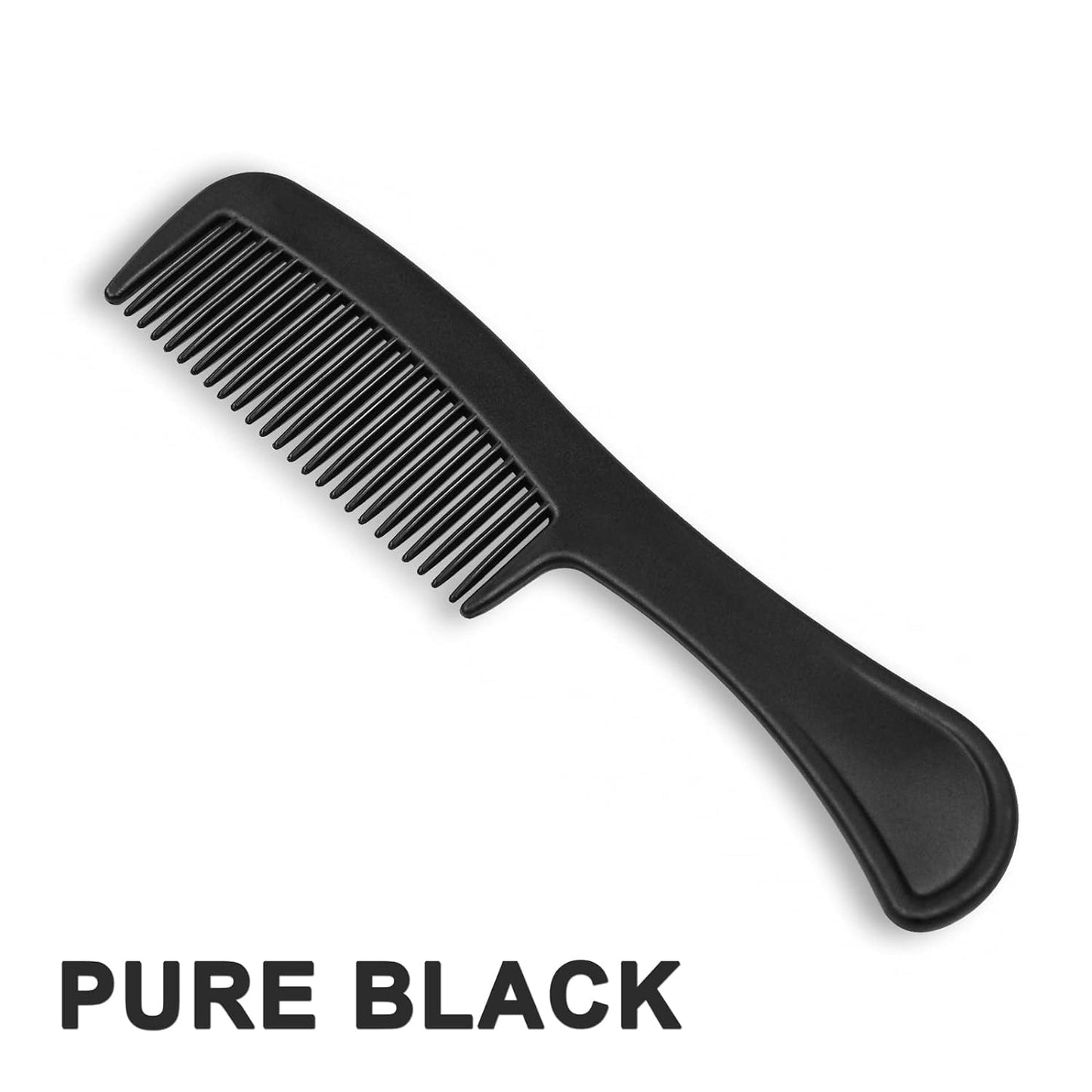 Colorful Hair Combs - 200 Pcs Individually Wrapped for Women, Kids | Ideal for Hotels, Shelters, and Events (Black, Yellow, Pink, Blue, Purple)